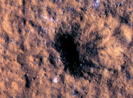 InSight, Mars’a düşen meteorun fotoğrafını çekti