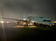 Korean Air’e ait A330-200 inişte pistten çıktı