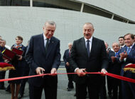 Başkan Erdoğan ve Aliyev yeni havalimanını birlikte açtı