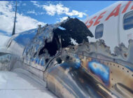 Embraer E120 tipi uçağın motoru havada alev aldı