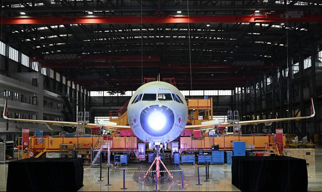 Airbus Çin’de A321 üretimine başladı