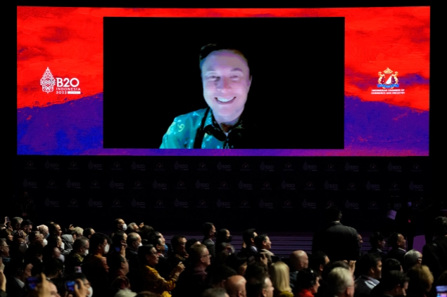 Elon Musk, G20’ye video konferansla bağlandı