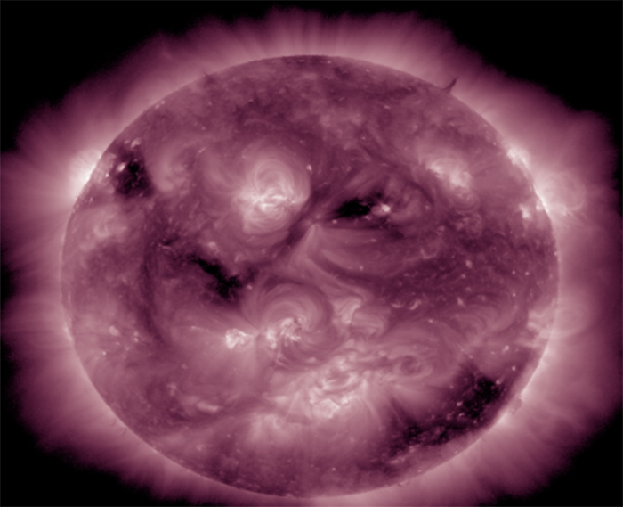 NASA, güneşin huysuz halini görüntüledi