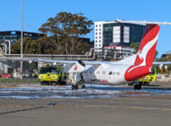 QantasLink’in DHC-8-200’ü pist kapattı