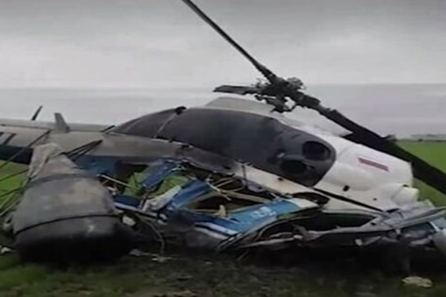 Rusya’da ambulans helikopter sert indi, hasta hayatını kaybetti