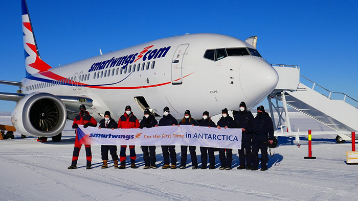 Smartwings, B737 MAX 8 ile Antartika’ya uçtu