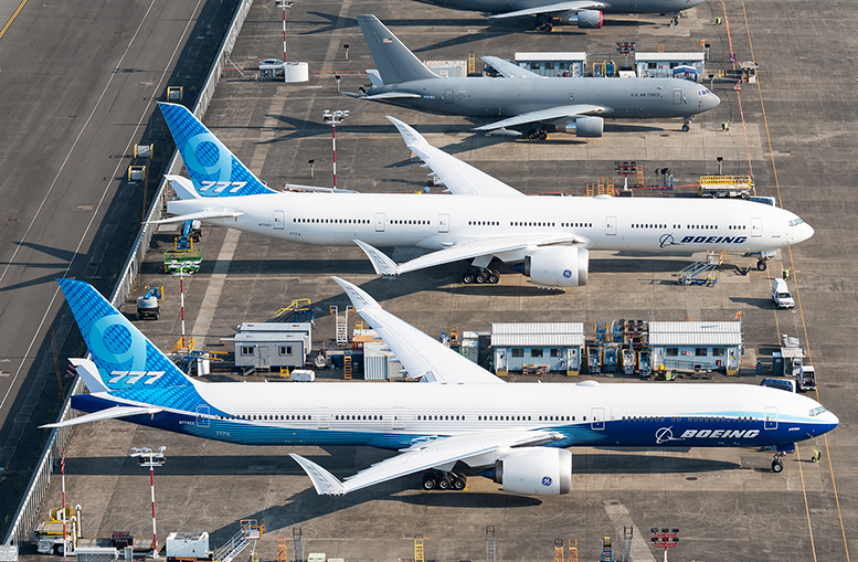 Boeing, B777-9 uçuş testi programını durdurdu
