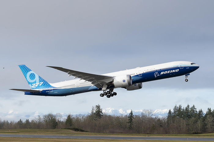 B777X test uçuşlarına tekrar başladı