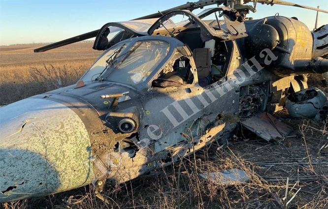 Ukrayna’da dost ateşi KA-52  tipi helikopteri düşürdü