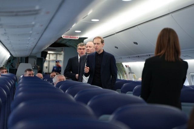 Rusya Başbakan Yardımcısı MS-21 ile uçtu