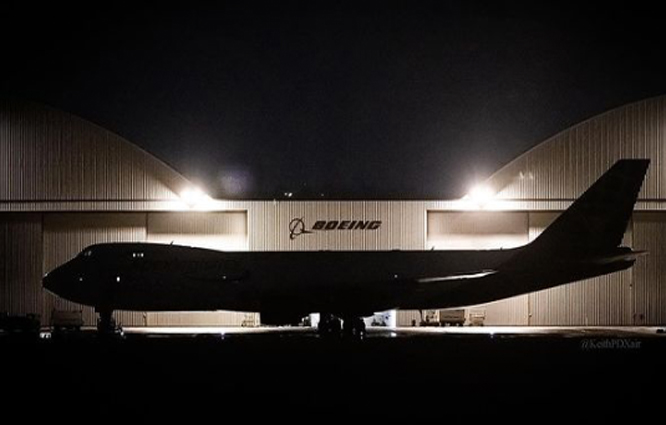Son üretilen B747’nin boyaması tamamlandı