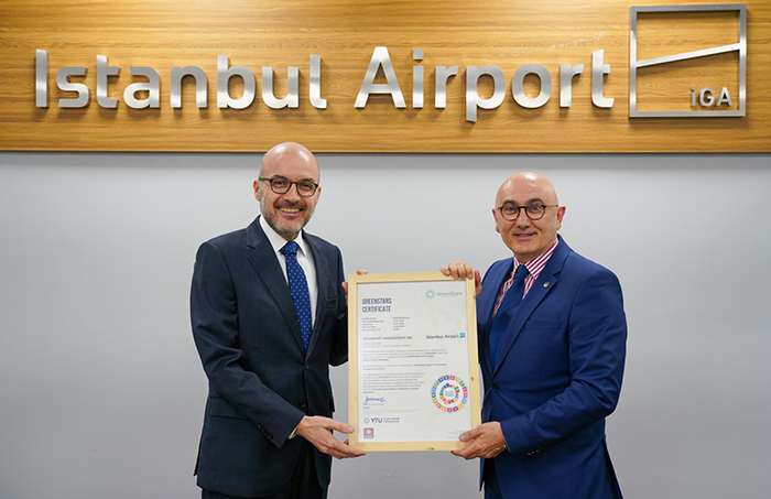 İstanbul Havalimanı “GreenStars Sertifikası” ile taçlandırıldı