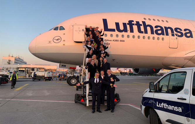 Lufthansa’nın yeniden A380’i Manila’ya uçtu