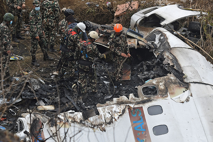 Nepal’de düşen ATR-72’nin kara kutuları bulundu