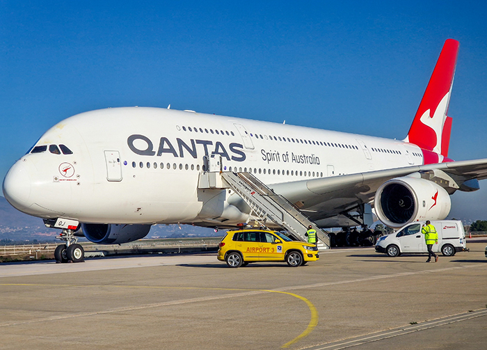 Qantas Havayolları’nın A380’i Atina’ya acil indi