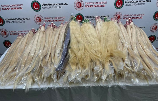 İstanbul Hava Limanı’nda doğal saç ele geçirildi