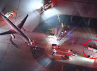 Los Angeles Havalimanı’nda uçak otobüsle çarpıştı