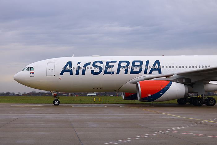 Air Serbia’nın Belgrad-Kazan uçağı Moskova’ya indi