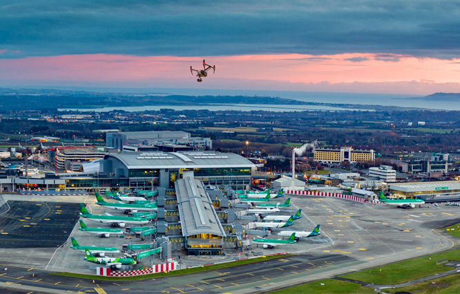 Dublin Havalimanı’nda uçuşlara drone engeli