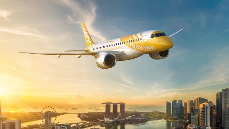 Scoot Airlines filosuna E195-E2 alıyor