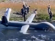 Şili Hava Kuvvetleri’nin Hermes 900 tipi drone nehre indi
