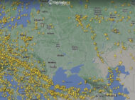 Flight Radar Ukrayna hava sahasını paylaştı