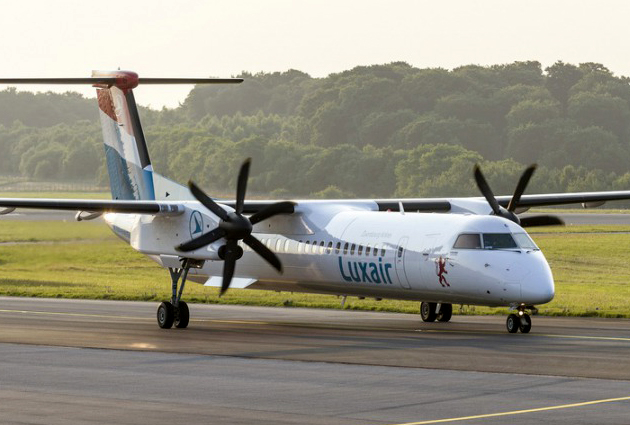 Luxair’in Dash-8’i Hamburg’a acil indi