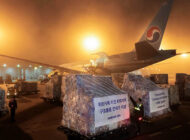 Güney Kore, B777 ile 45 ton insani yardım gönderdi