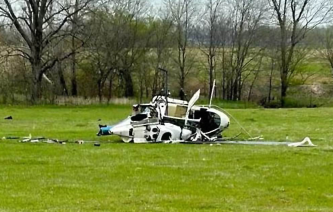 Oklahoma’da Bell OH-58A Kiowa düştü