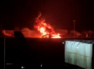 Hartum Havalimanı’nda bir uçak daha vuruldu