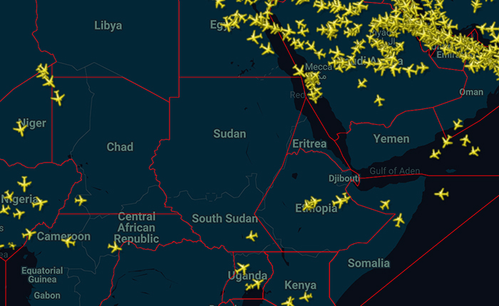 Sudan hava sahası tüm uçuşlara kapatıldı
