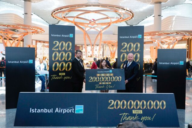 İstanbul Havalimanı’ndan 200 milyonuncu yolcu geçti