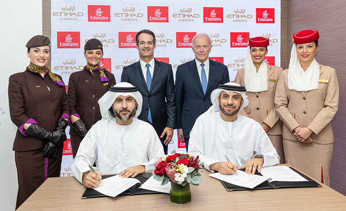 Emirates ve Etihad, ortak uçuş anlaşmasını genişletti
