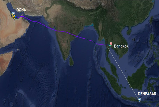 Katar Havayolları’nın B777-300’ü türbülansa girdi