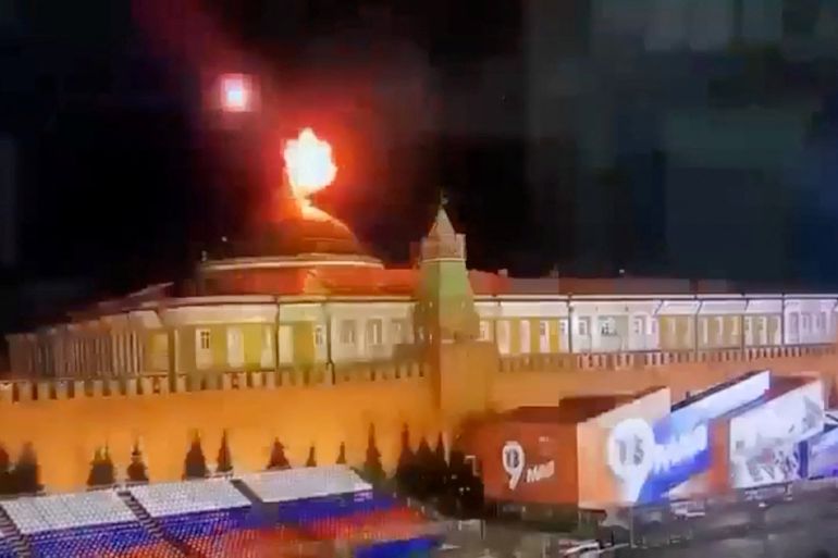 Kremlin’e drone ile saldırı girişiminde bulunuldu