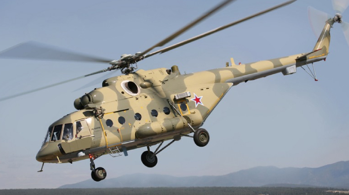 Rus askeri Mi-8 düştü