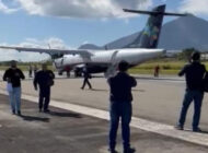 Azul Havayolları’nın ATR-72 inişte pistte kaldı tahliye edildi