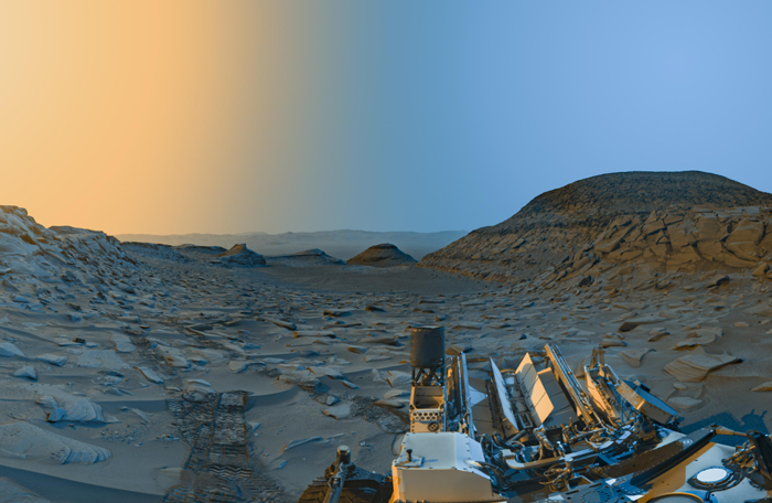 Curiosity’in gözünden, Mars manzarası