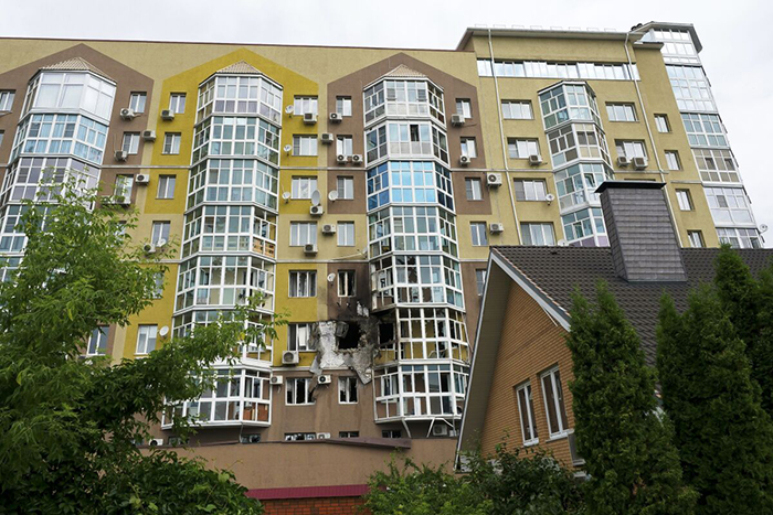 Rusya Voronej’de apartmana drone isabet etti