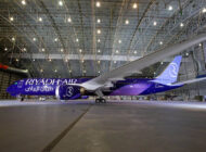 Riyahd Air yeni giydirmeli B787-9 uçağını tanıttı