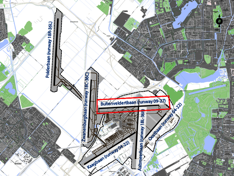 Schiphol Havalimanı 09/27 pisti uçuşlara kapandı