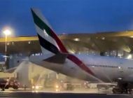 Emirates’in B777’si Rusya’da alev aldı