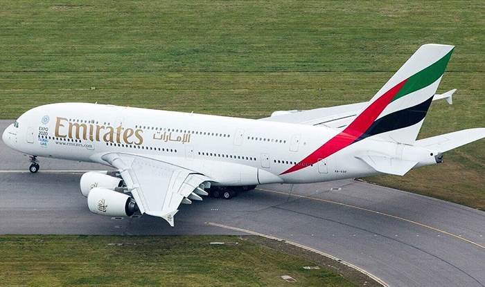 Emirates’in A380’i Gatwick’te piste kaldı