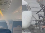 Japon ANA Wings uçağını duman acil indirdi