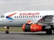 Sukhoi Superjet 100’ün kalkışta motor kapakları açıldı