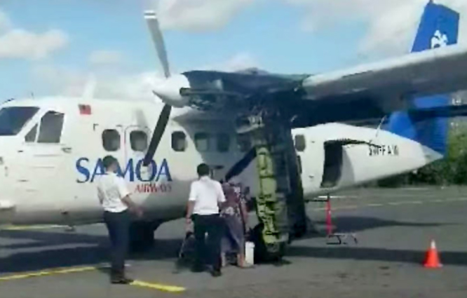 Samoa’da DHC-6 kalkışta motoruna kuş çarptı