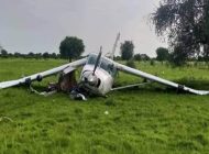 Güney Sudan’da Cessna 208 boş araziye düştü