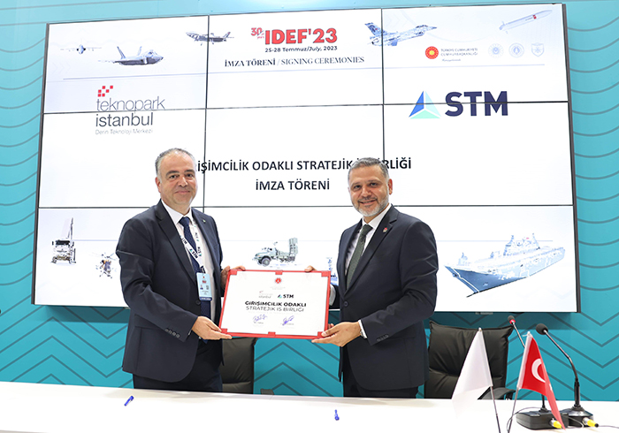 Teknopark İstanbul IDEF’23’de yeni anlaşmalara imza attı