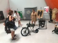 Sanatın büyüsü Ercan’da yolculara merhaba diyor