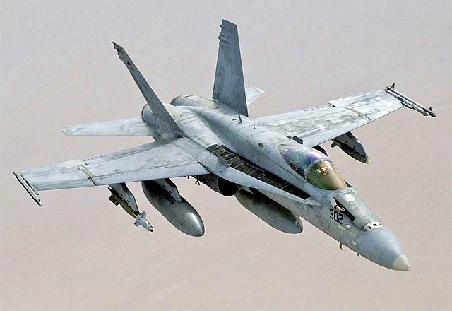 Kaliforniya’da F/A-18D Hornet düştü
